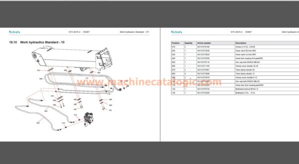 KTH-4815-2 TELESCOPIC HANDLER PARTS MANUAL