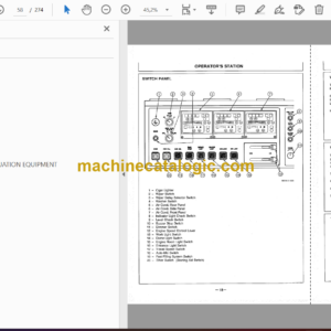 Hitachi EX5500 Hydraulic Excavator Operator’s Manual (EM18A-1-1A, EM18A-2-2)