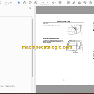 Hitachi ZX600,ZX650H,ZX600LC,ZX650LCH Excavator Operator’s Manual (EM17P-2-1)