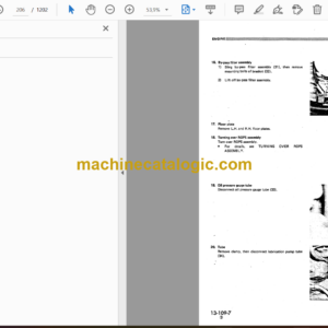 Komatsu D455A-1 Bulldozer Shop Manual (SEBM0198A05)