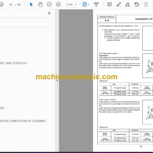 Komatsu D155AX-8 Bulldozer Field Assembly Instruction (GEN00128-04)