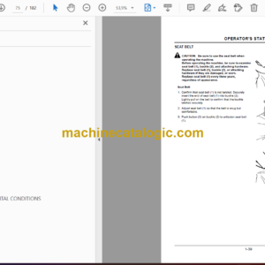 Hitachi EG70R Carrier Operator’s Manual (EM81S-1-1, EM81S-1-2, EG70R EM81S-EN1-1)