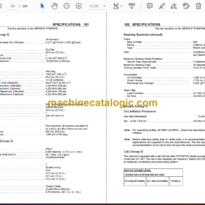 Hitachi EH1100 (423LD) Dump Truck Operator’s Manual (10182ED2)