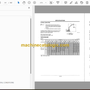 Hitachi ZX800, ZX850H Excavator Operator’s Manual (EM17V-1-1, EM17V-2-1)