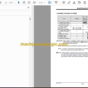 Hitachi EH1700-3 Rigid Dump Truck Operator’s Manual