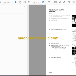 Komatsu D20PL,PLL,AG-7 D20P,PG-7A, D21A,G,AG,QC-7 D21PG-7A Dozer Shop Manual (SEBM001409)