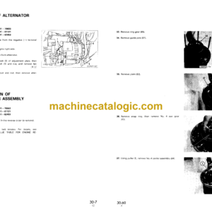 Komatsu D20PL,PLL,AG-7 D20P,PG-7A, D21A,G,AG,QC-7 D21PG-7A Dozer Shop Manual (SEBM001408)