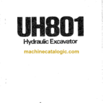 Hitachi UH801 Hydraulic Excavator Operator's Manual (EM785-1-1, EM785-1-3)