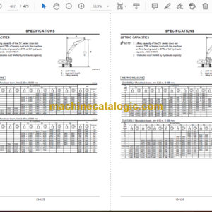 Hitachi ZX110, ZX130LC, ZX130LCN, ZX160LC, ZX180LC, ZX180LCN, ZX210, ZX210N, ZX210LC, ZX225USR, ZX225USRLC, ZX240, ZX250, ZX280, ZX350LC, ZX350LCH,ZX370MTH Excavator Operator’s Manual (EM1G6-EN5-1)