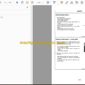 Hitachi EX300-3C, EX300LC-3C, EX310H-3C, EX310LCH-3C Excavator Operator’s Manual (EM15M-1-1)