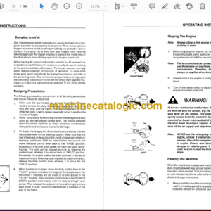 Hitachi R25 215-FD Dump Truck Operator’s Manual (10076)