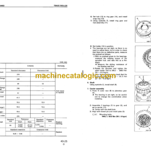 Komatsu D85ESS-2A Bulldozer Shop Manual (SEBM002909)