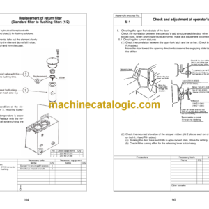 Komatsu D275AX-5E0 Bulldozer Field Assembly Instruction (GEN00116-02)