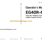 Hitachi EG40R-C Carrier Operator's Manual (EM81P-1-1)