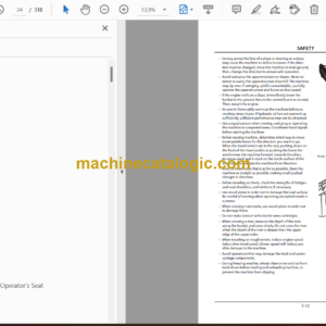 Hitachi ZX160LC-3,ZX200LC-3,ZX240LC-3,ZX270LC-3,ZX350LC-3 Hydraulic Excavator Operator’s Manual (EM1U1-NA1-2)