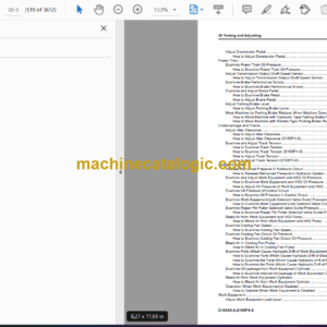 Komatsu D155AX-8, D155PX-8 Bulldozer Shop Manual (SEN06948-02)