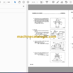 Komatsu WA470-3 Avance Max Wheel Loader Shop Manual (SMEW4700M0)