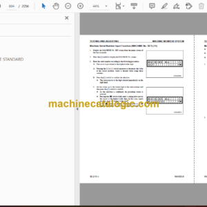 Komatsu WA500-6 Wheel Loader Shop Manual (CEBM018104)