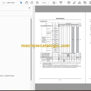 Hitachi ZX130-7H, ZX160LC-7H , ZX190LC-7H, ZX210LC-7H, ZX250LC-7H, ZX300LC-7H, ZX350LC-7H Hydraulic Excavator Operator’s Manual (ENMDHD-NA1-1, ENMDHD-NA1-2)