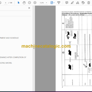 Komatsu PC750-6 PC800-6 Hydraulic Excavator Field Assembly Instruction (SEAW001803)