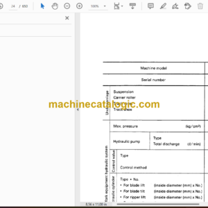 Komatsu D575A-2 Bulldozer Shop Manual (SEBM000105)