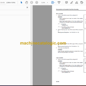 Komatsu D85EX-18, D85PX-18 Bulldozer Shop Manual (SEN06517-13)