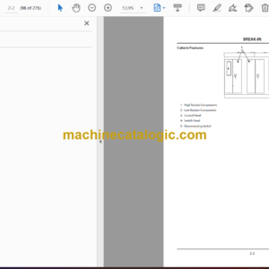 Hitachi EX2600E-6 Electric Excavator Operator’s Manual (ENMKBB-1-1 to ENMKBB-1-5)