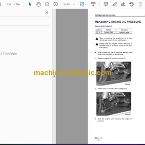 Komatsu WA150-5 Galeo Wheel Loader Shop Manual (VEBM934100)