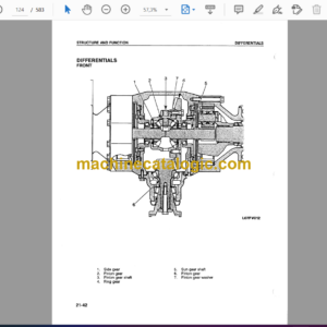 Komatsu 518 Wheel Loader Shop Manual (CEBMW17030)