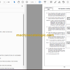 Komatsu D475A-5E0, D475ASD-5E0 Bulldozer Field Assembly Instruction (GEN00051-07)