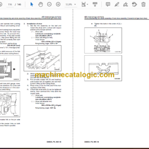 Komatsu D65EX-16, D65PX-16, D65WX-16 Bulldozer Shop Manual (SEN04887-05)