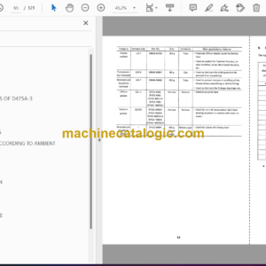 Komatsu D475A-3 Bulldozer Field Assembly Instruction (SEAW002301)