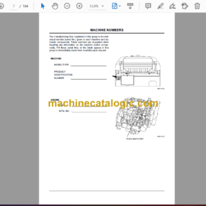 Hitachi ZC35C, ZC35T, ZC50C, ZC50T Vibration Roller Operator’s Manual (EMTCAA0-1-1)