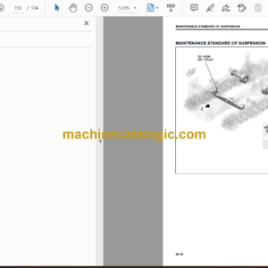 Komatsu D155AX-8 Bulldozer Shop Manual (SEN06704-01)