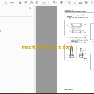 Komatsu WA200-6, WA200P Z-6 Wheel Loader Shop Manual (SEN05282C0-07)