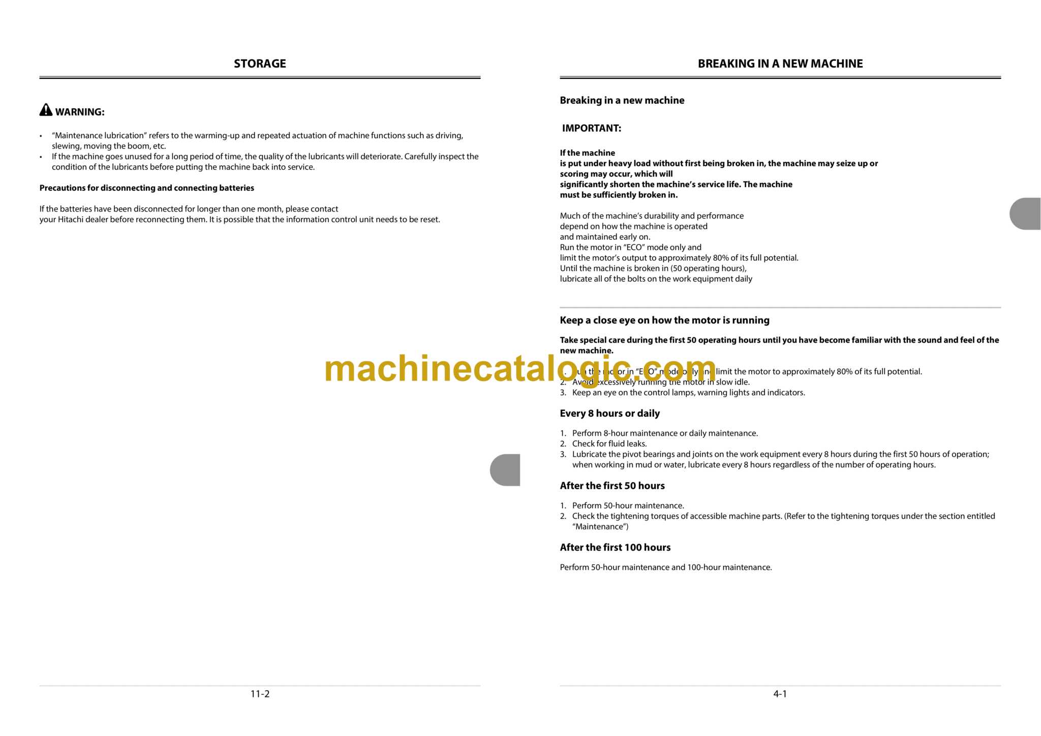 Zx85 Lifting Chart.pdf Hitachi ZX85-6EB Hydraulic Excavator Operator's Manual