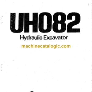 Hitachi UH082 Hydraulic Excavator Operator's Manual (EM164-4-4)