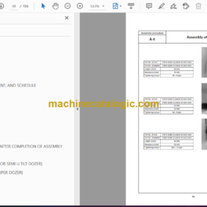 Komatsu D475A-3 Super Dozer Field Assembly Manual (SEAW002302)