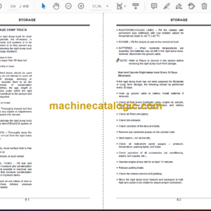 Hitachi EH750-3, EH1100-3, EH1700-3 Dump Truck Operators Manual