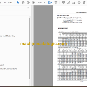 Hitachi ZX120, ZX180, ZX200, ZX225, ZX270, ZX330 Classes Excavator Operator’s Manual (EM1G6-EN4-1)