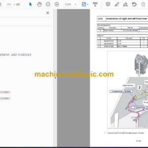 Komatsu WA900-8 Wheel Loader Field Assembly Instruction (GEN00182-00)