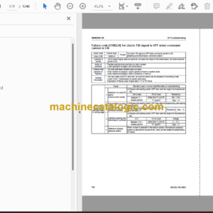 Komatsu D61EX-15E0, D61PX-15E0 Bulldozer Shop Manual (SEN02387-04)