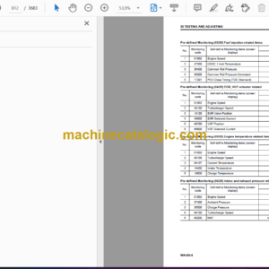 Komatsu WA480-8 Wheel Loader Shop Manual (CEBM032900)