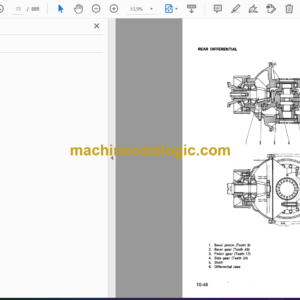 Komatsu WA700-1 Wheel Loader Shop Manual (SEBM04270104)