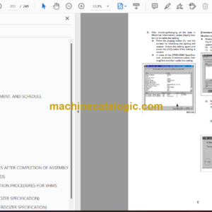 Komatsu D475A-5E0, D475ASD-5E0 Bulldozer Field Assembly Manual (GEN00051-12)