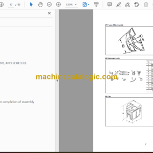 Komatsu D355C-3 Pipelayer Field Assembly Instruction (GEN00127-03)