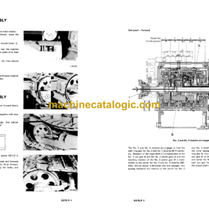 Komatsu D37E-1, D37P-1 Crawler Dozer Shop Manual (SEBMU1170101)