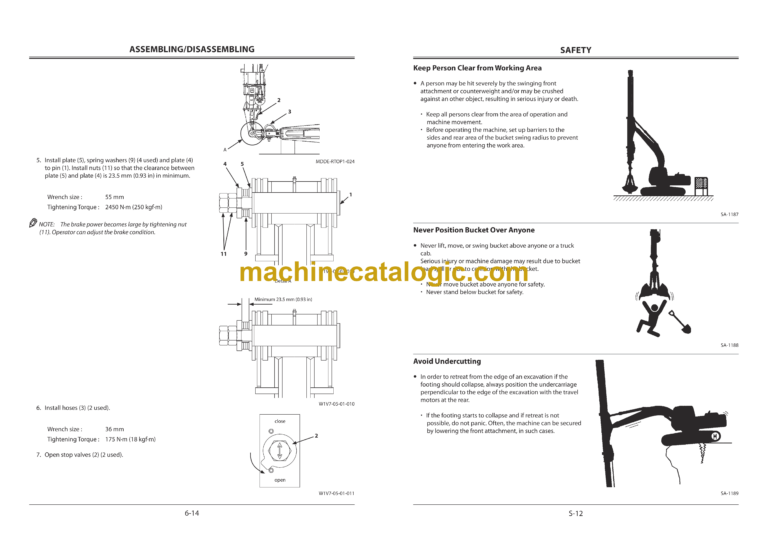 Hitachi ZX330LC-5G Telescopic Arm Rope type Operator's