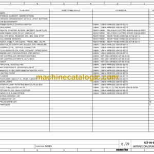 WA70M-8E0 Wiring Diagrams (42T-06-50000)