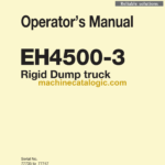 Hitachi EH4500-3 Rigid Dump Truck Operator's Manual (O-8D9AC-En-2B-01)